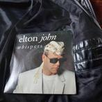 vinyl (45T) elton john "whispers", CD & DVD, Vinyles | Pop, Utilisé, Enlèvement ou Envoi, 1980 à 2000
