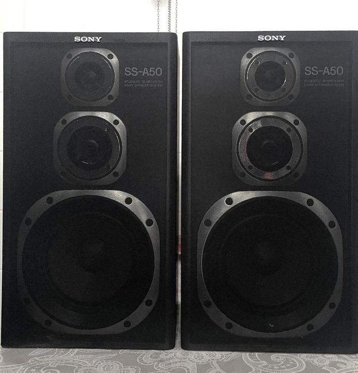 Sony speakers  80W, Audio, Tv en Foto, Luidsprekerboxen, Zo goed als nieuw, Front, Rear of Stereo speakers, 60 tot 120 watt, Sony