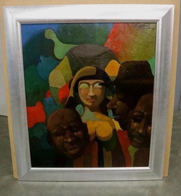 Jaak Horckmans, compositie met figuren beschikbaar voor biedingen