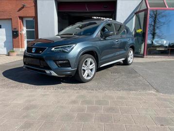 Seat ateca FR-line 2019 2.0tdi, Auto's, Seat, Voorwielaandrijving, USB, 4 cilinders, Blauw