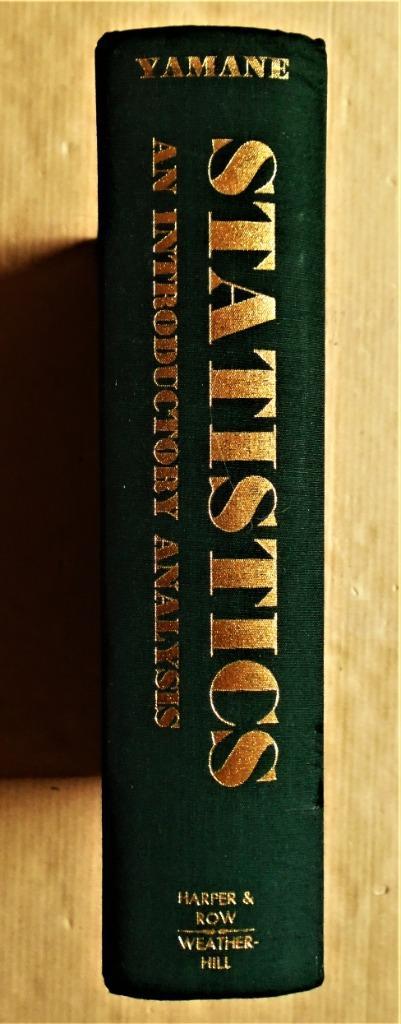 Statistics: An Introductory Analysis - 1967 - Taro Yamane, Livres, Économie, Management & Marketing, Utilisé, Management, Envoi