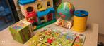 Wereldbol Fisher Price ,huisje Fisher Price,houten legpuzzel, Kinderen en Baby's, Speelgoed | Fisher-Price, Ophalen, Gebruikt