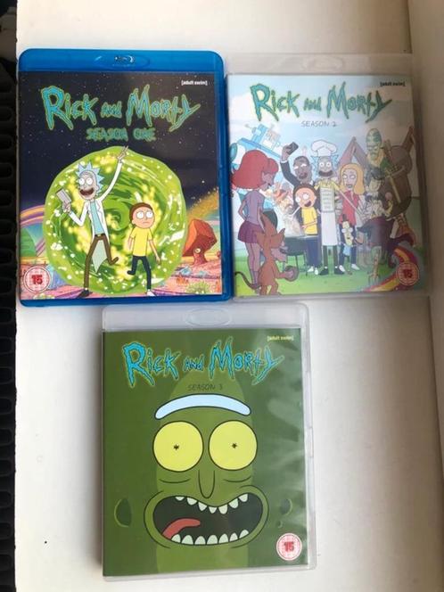 Rick and Morty (Season 1-3) (Blu-ray), Cd's en Dvd's, Blu-ray, Zo goed als nieuw, Avontuur, Ophalen of Verzenden