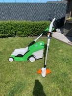 Grasmaaier Viking (Stihl) + gratis kantenmaaier Stihl, Tuin en Terras, Grasmaaiers, Ophalen, Zo goed als nieuw