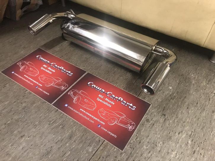 mg f mgf mk2 mgtf mg tf RVS Sportuitlaat, Auto-onderdelen, Uitlaatsystemen, Nieuw, 3 maanden garantie, Ophalen of Verzenden