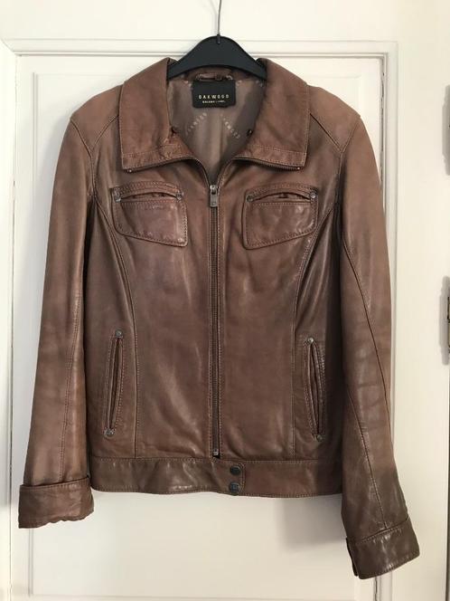 Vest in mooi soepel leder, Kleding | Dames, Jassen | Zomer, Zo goed als nieuw, Bruin, Verzenden
