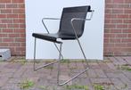 2 design stoelen MONOPOLI PIETRO AROSIO Italiaans, Huis en Inrichting, Ophalen, Gebruikt, Twee, Zwart