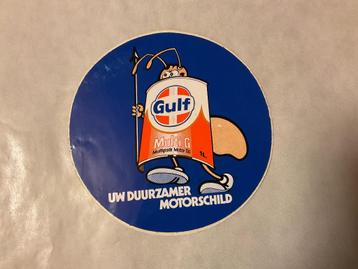 Sticker gulf, Verzamelen, Ophalen of Verzenden
