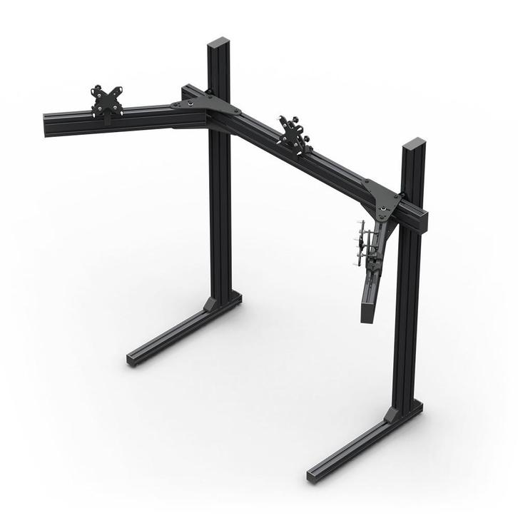 TREQ Triple Monitor Stand (8040) incl. VESA easy alignment, Computers en Software, Joysticks, Zo goed als nieuw, Ophalen