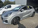 Ford Puma 1.0Mhev 125pk St-line+GPS+parkh+pano dak+cruise+w, Auto's, Voorwielaandrijving, Zwart, 5 deurs, Hybride Elektrisch/Benzine