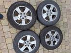 Set winterbanden op aluminium velg 15inch., Ophalen, Gebruikt, 15 inch, Banden en Velgen