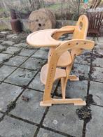 Chaise pour enfants en bois, chaise de croissance, Enlèvement, Utilisé