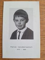 Bidprentje kindje 13 jaar Patriek Vanallemeersch Ieper 1975, Verzamelen, Bidprentjes en Rouwkaarten, Ophalen of Verzenden, Bidprentje