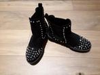 Zwarte bottines met studs, Vêtements | Femmes, Chaussures, Comme neuf, Noir, Enlèvement ou Envoi, Boots et Botinnes