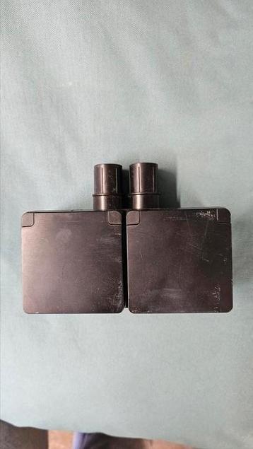 Niko Hydro Double socket surface-mounted Black beschikbaar voor biedingen