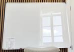 Whiteboard (120 x 90 cm) met bevestigingen en stiften, Huis en Inrichting, Woonaccessoires | Memoborden, Prikbord, Zo goed als nieuw