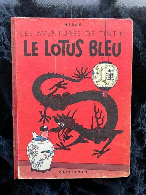 TINTIN - LE LOTUS BLEU - EO couleur - 1946 - B1 - BE, Boeken, Stripverhalen, Gelezen, Eén stripboek, Ophalen of Verzenden
