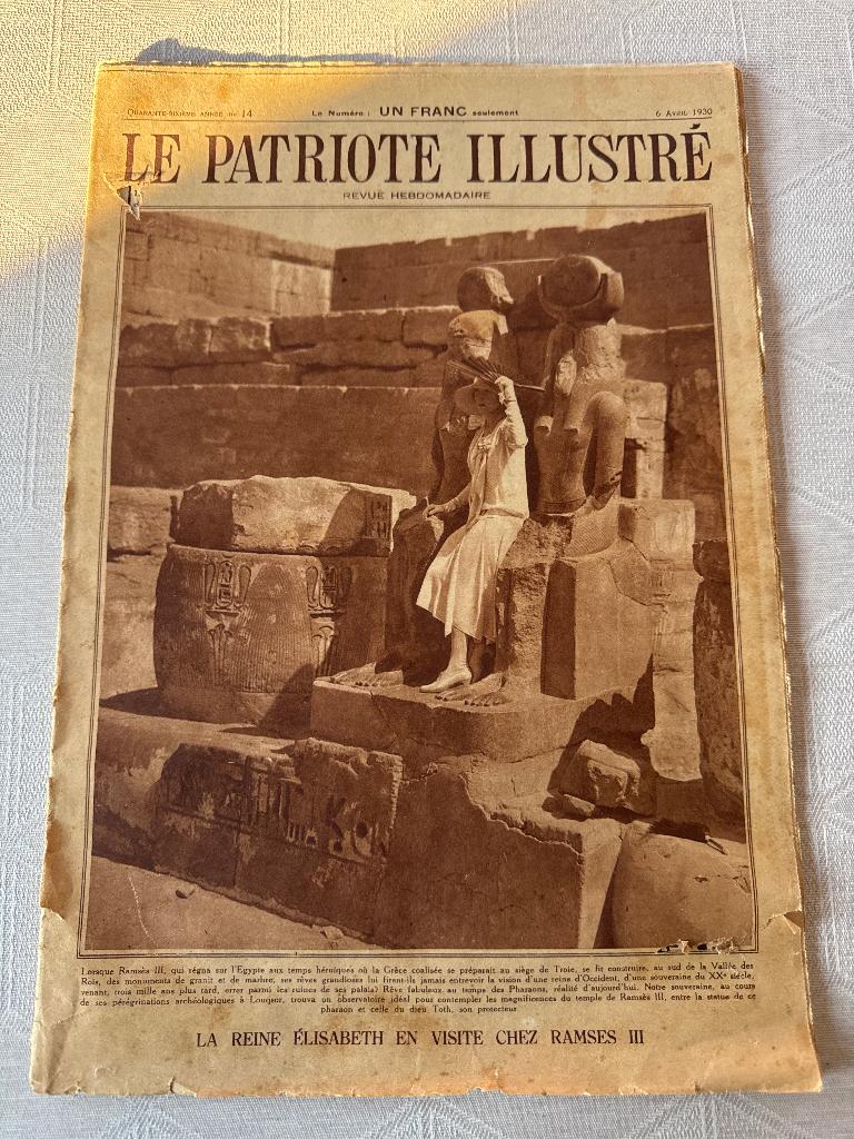 LE PATRIOTE ILLUSTRE, Collections, Enlèvement ou Envoi, 1920 à 1940, Journal