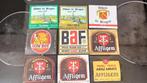 Brasserie bière lot étiquettes De Smedts, Collections, Marques de bière, Comme neuf, Autres marques, Autres types, Envoi