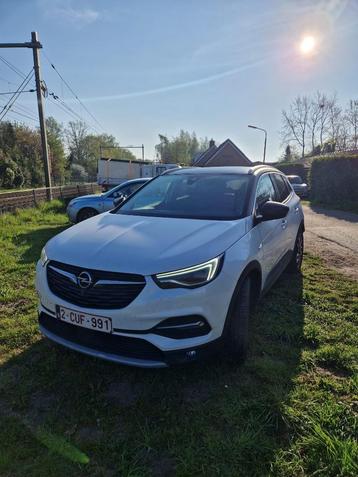Opel grandland x Turbo D, Auto's, Grandland, Lederen bekleding, Wit, Leder