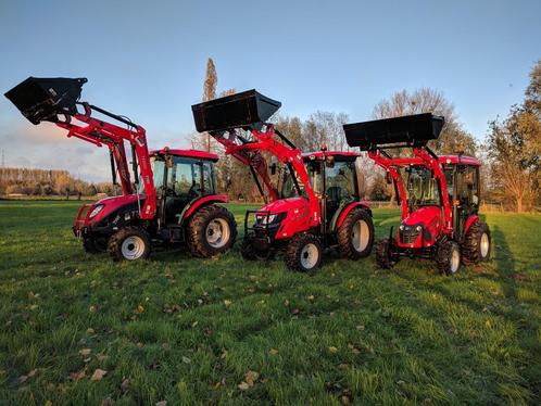 TYM T395 HST minitractor+ cabine+ frontlader, sneeuw ruimen, Zakelijke goederen, Machines en Bouw | Onderhoud en Reiniging, Ophalen