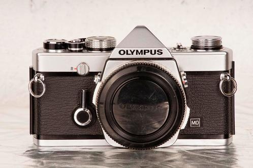 Olympus OM-1n, Audio, Tv en Foto, Fotocamera's Analoog, Gebruikt, Spiegelreflex, Olympus, Ophalen of Verzenden