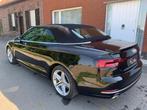 AUDI A5 2.0 HYBRIDE CABRIO/NAVI/LEDER/VIRTUAL COCKPIT/CAMERA, Auto's, Automaat, Cabriolet, Zwart, Bedrijf