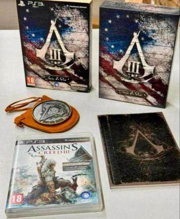 Playstation 3 PS3 Box Assassins Creed 3 III Join or Die set beschikbaar voor biedingen