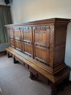 Eetkamer antiek, Huis en Inrichting, Ophalen, Gebruikt, Vlaams, 4 tot 6 stoelen