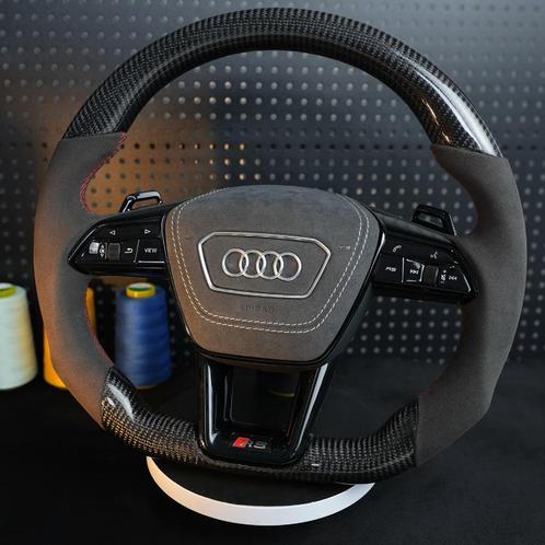 Audi stuur A6 S6 RS6 A7 S7 RS7 4K C8 A8 S8 D5 carbon, Auto-onderdelen, Besturing, Audi, Nieuw, Ophalen of Verzenden
