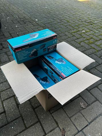 Nieuwe Makita haakse slijpmachines 125mm (4stuks) beschikbaar voor biedingen
