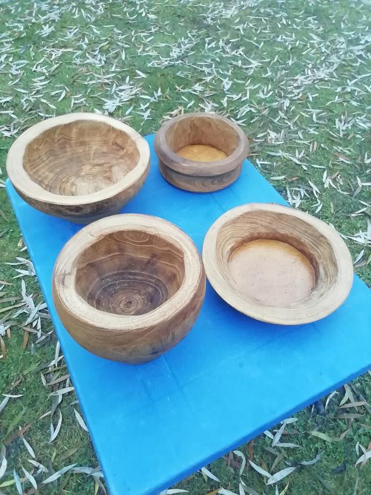 Lot de 4 vases, coupes, plats, Jardin & Terrasse, Vases de jardin, Enlèvement