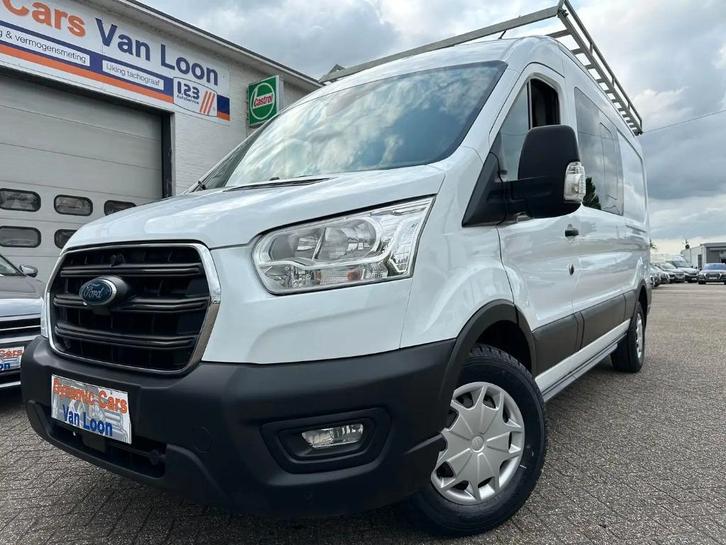 Transit L3H2 DubbelCabine 6zit 170pk 2500kgSleep 1Eigenaar, Auto's, Bestelwagens en Lichte vracht, Bedrijf, Te koop, ABS, Airbags