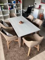 Eettafel met 6 stoelen, Ophalen, Gebruikt