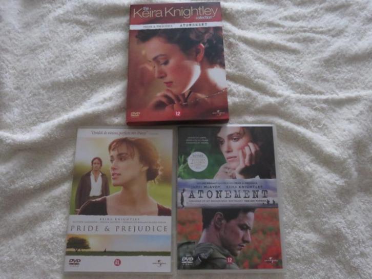 The Keira Knightley Collection - Atonement - Pride&Prejudice, Cd's en Dvd's, Dvd's | Drama, Overige genres, Vanaf 12 jaar, Ophalen of Verzenden