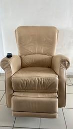 Relaxzetel elektrisch, Huis en Inrichting, Fauteuils, Ophalen, Gebruikt, 75 tot 100 cm, Leer