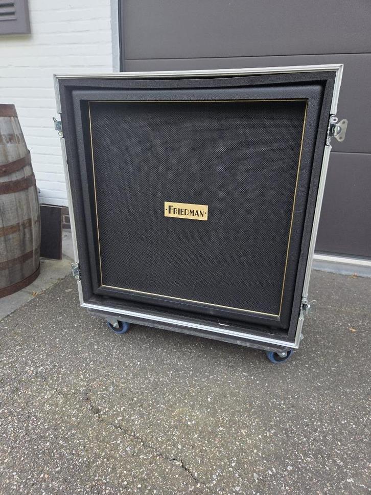 Flightcase 4x12 voor Marshall, Friedman,..., Muziek en Instrumenten, Behuizingen en Koffers, Gebruikt, Speaker of Versterker, Flightcase