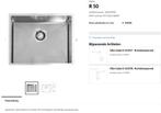 Spoelbak inox: Alpha R 50 Artikelnummer SUALPR50 EAN-nummer, Ophalen, Nieuw