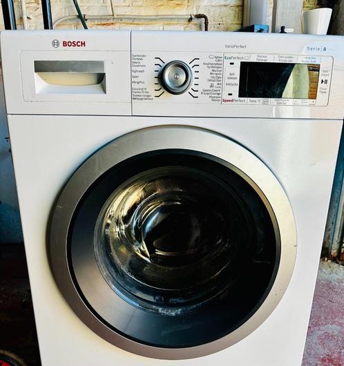 Wasmachine Bosch - series 8 - 9kg - 1600rpm, Elektronische apparatuur, Wasmachines, Gebruikt, Voorlader, 8 tot 10 kg, 85 tot 90 cm