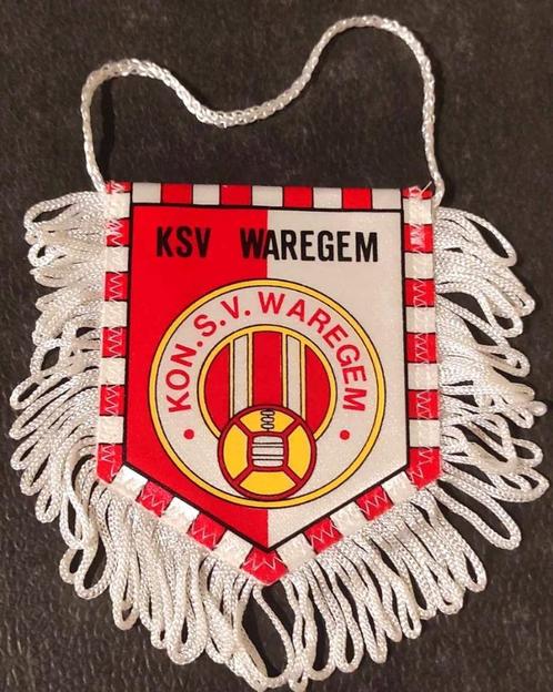 KSV Waregem prachtige vintage vaandel, Verzamelen, Sportartikelen en Voetbal, Zo goed als nieuw, Vaantje of Sjaal, Ophalen of Verzenden