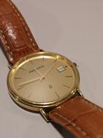 MONTRE OR 18K RODANIA, Comme neuf, Cuir, Autres marques, Or