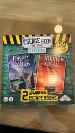 Escape room 2 players dagger of the sultan/ Viking funeral, Comme neuf, Enlèvement ou Envoi