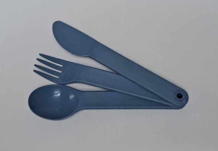 Tupperware™ « Bestek Trio » donkerblauw, Huis en Inrichting, Keuken | Tupperware, Nieuw, Overige typen, Blauw, Verzenden