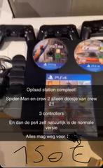 Playstation Spider-Man,crew set compleet 2 controllers, Met 2 controllers, Ophalen of Verzenden
