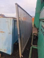 Galvanise schuifpoort 4,63m lang, Ophalen, Gebruikt, IJzer