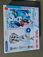 Frozen puzzel 104 stukjes, Hobby & Loisirs créatifs, Sport cérébral & Puzzles, Enlèvement ou Envoi, Comme neuf