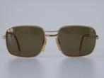 Luxottica gouden zonnebril. 18K. Vintage., Handtassen en Accessoires, Zonnebrillen en Brillen | Heren, Ophalen of Verzenden, Zo goed als nieuw