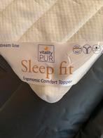 Nieuw Traagschuim topdekmatras vitality pure, Ophalen, Wit, Overige typen, Nieuw