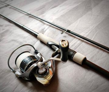 Kingdom hengel „Fastshot” 244cm + haspel 3000 + vlechtwerk  beschikbaar voor biedingen
