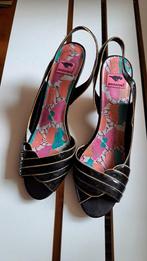 Retro peeptoe, pump, Ophalen of Verzenden, Zo goed als nieuw